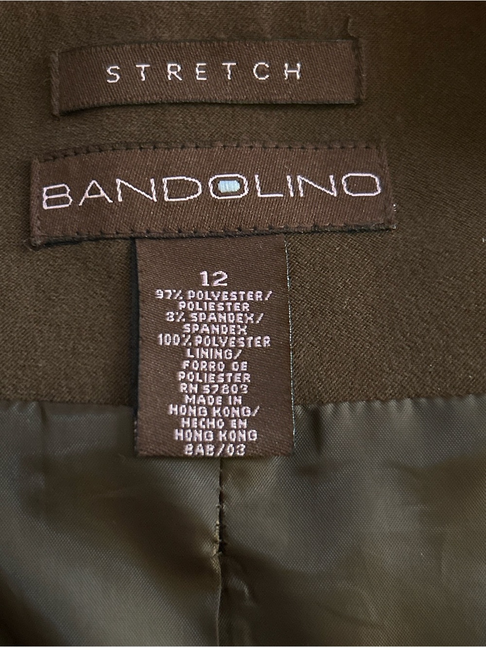 Bandolino Brown Faux Suede Embroidered Duster Coat – Size 12 - Picture 5 of 5
